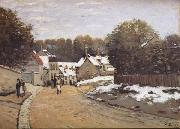 Alfred Sisley Early Snow at Louveciennes Germany oil painting artist